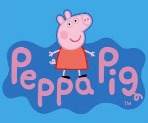 Puzzle Λογότυπο Peppa Pig, ΠΕΠΠΑ χοίρου